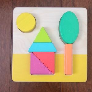 Lovevery Wood Reversible Shapes Puzzle